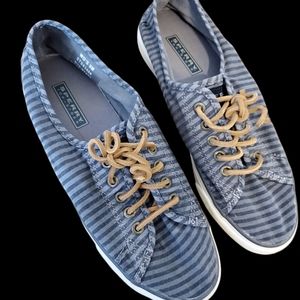Sperry Striped Slip on Top Sider 9m
